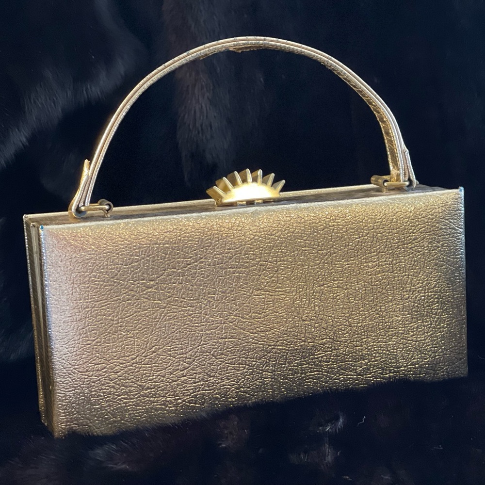 Elegant Gold 60’s Evening Handbag